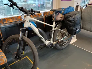 Bike on the train