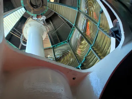 Historic Fresnel lens at Cape Otway Lighthouse