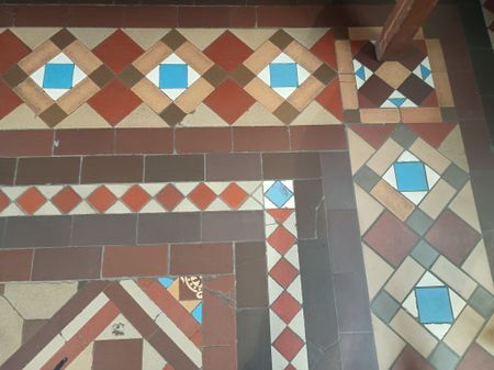 Maryborough station floor tiles