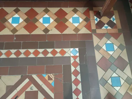 Maryborough station floor tiles