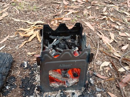 Ash from Alton twig stove