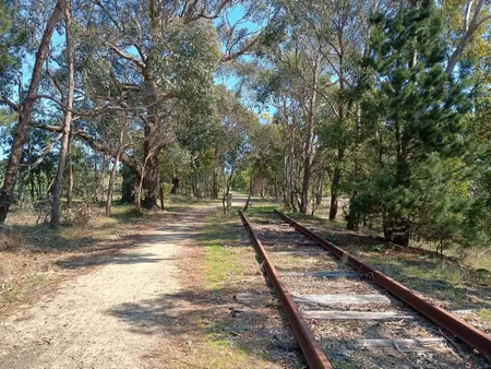 Start of the rail trail