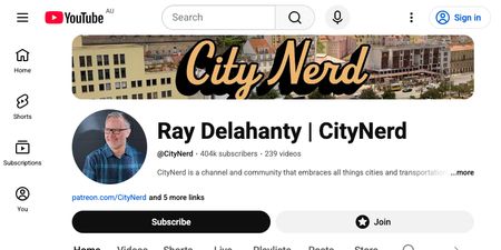 CityNerd YouTube channel screenshot