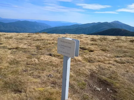 Razorback Trail signpost