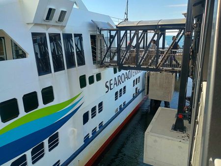 The ferry across the Heads