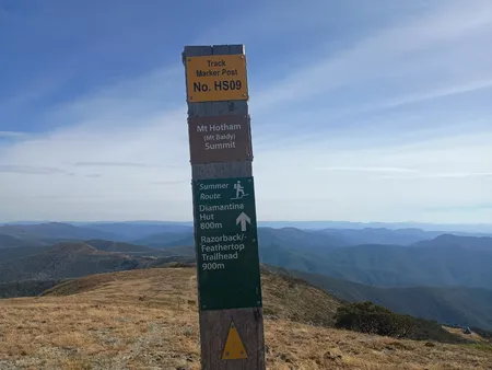 View from the top of Mount Hotham