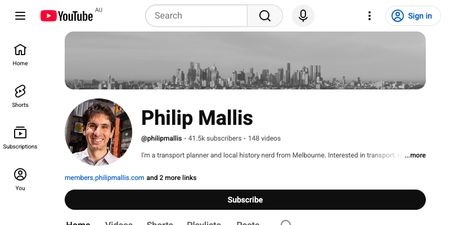 Phillip Mallis YouTube channel screenshot
