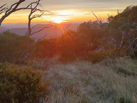 Sunset at Diamantina hut